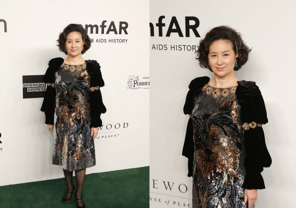 黑色|赌王二房长女有才有貌，穿黑衣也要加宝石点缀，真是美得足够张扬