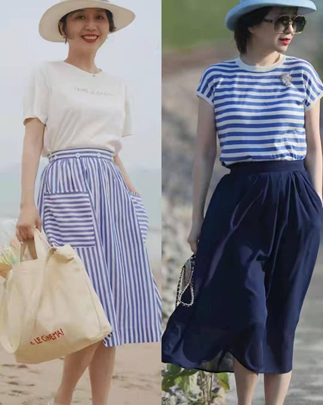美人|50岁女人夏天怎么穿好？打扮尽量以素净、高雅为主，做个气质美人