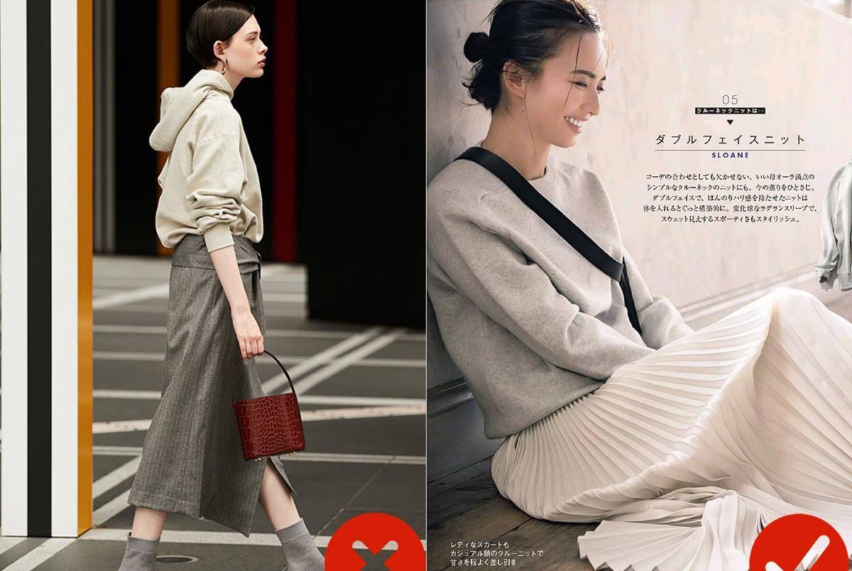 米色|你真会穿卫衣？普通女人穿松垮，聪明女人穿精致，三点差距看明白