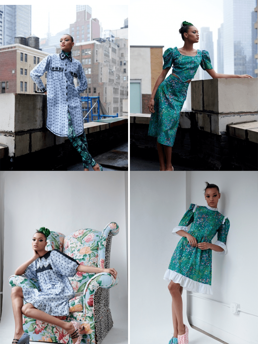 对比|Batsheva 2021春夏，简约甜美，浪漫氛围浓厚的手工感