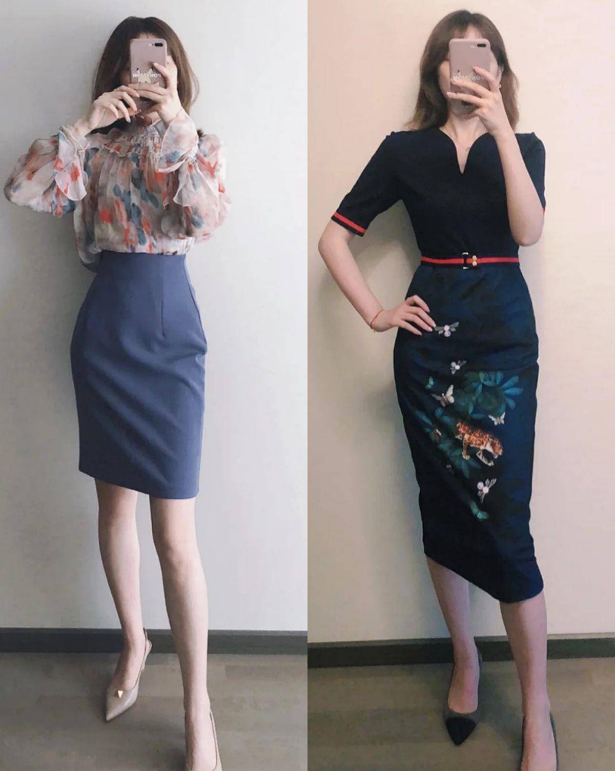 职场|打工人可照搬的职场半裙穿搭，优雅时尚又气质，轻松穿出女神范