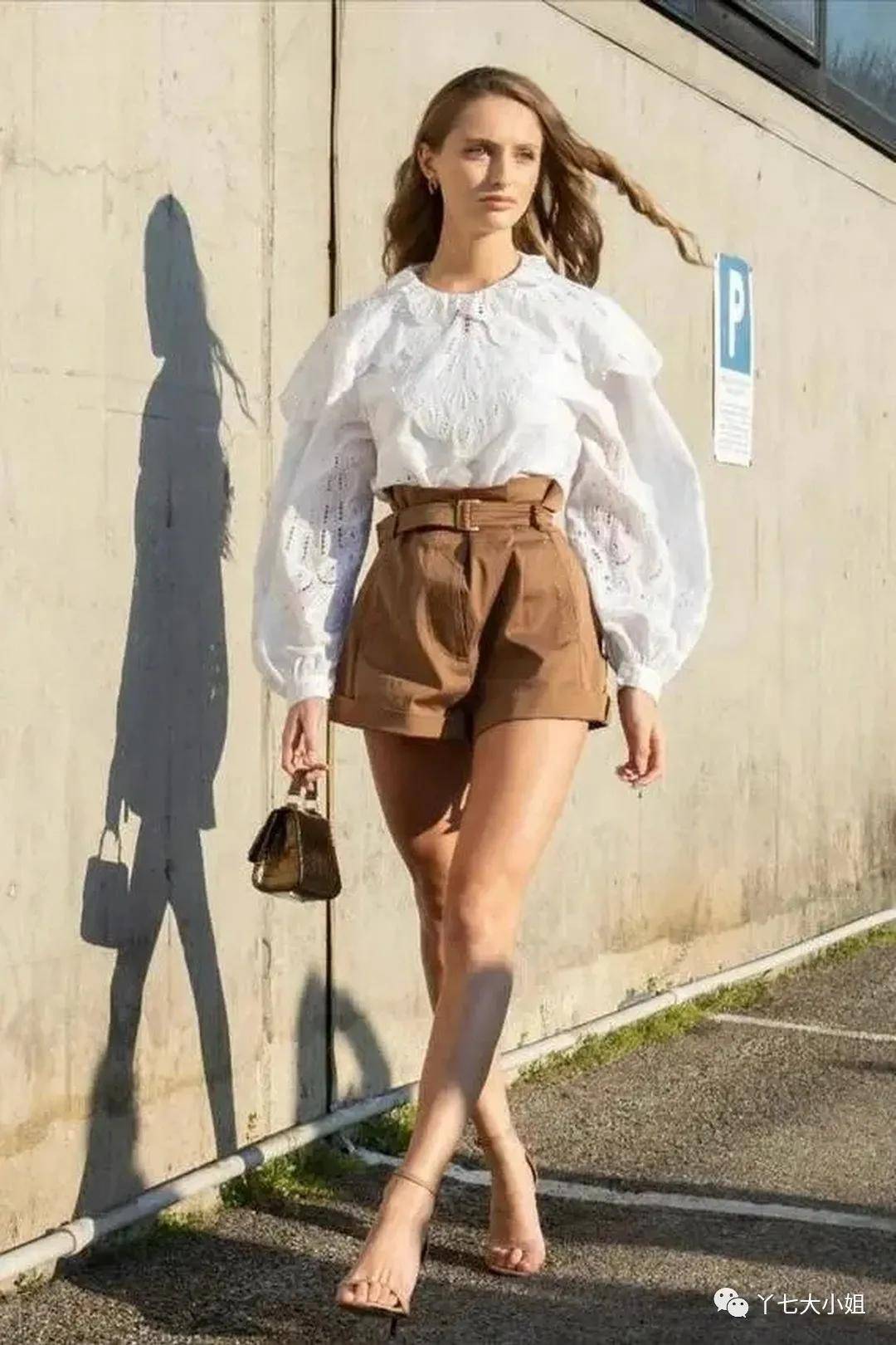 衬衣|衬衣+短裤＝夏季知性又帅气的时髦组合