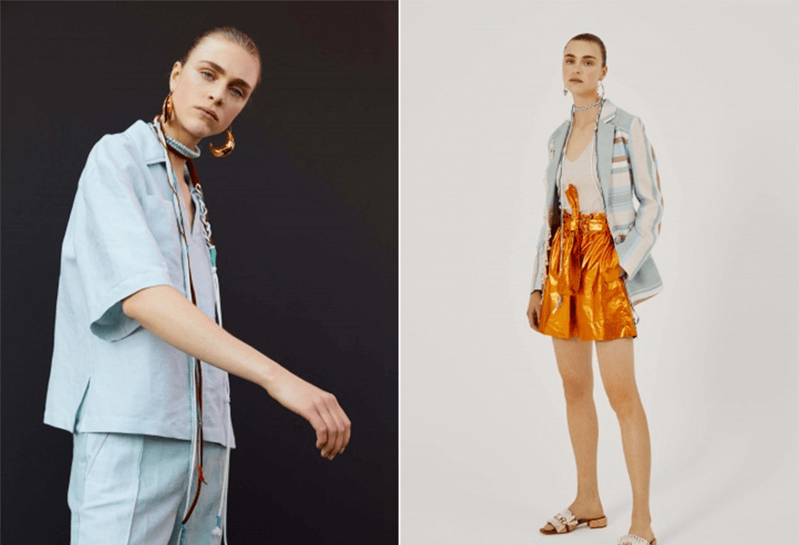 增加了|Beatrice .b 2021春夏,在金属光泽感和手工针织中,感受天空和舒适