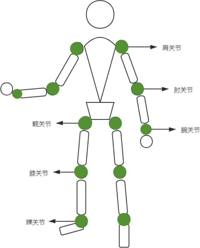 我们来看看四肢关节的示意图:并且,多个肢体缺失和瘫痪这2项定义,并不