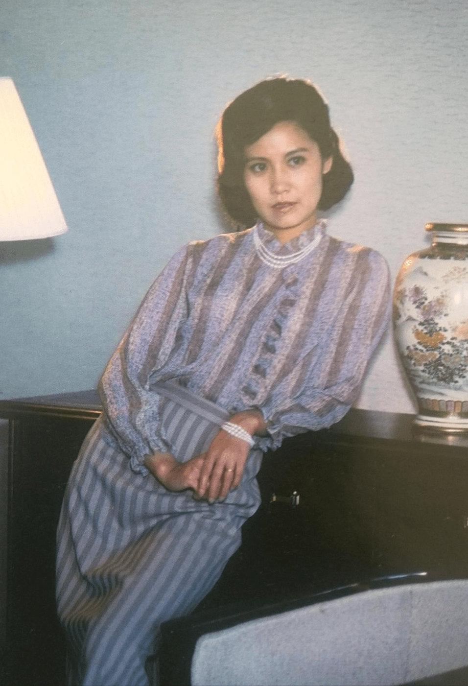 80年代女演员张力维图片