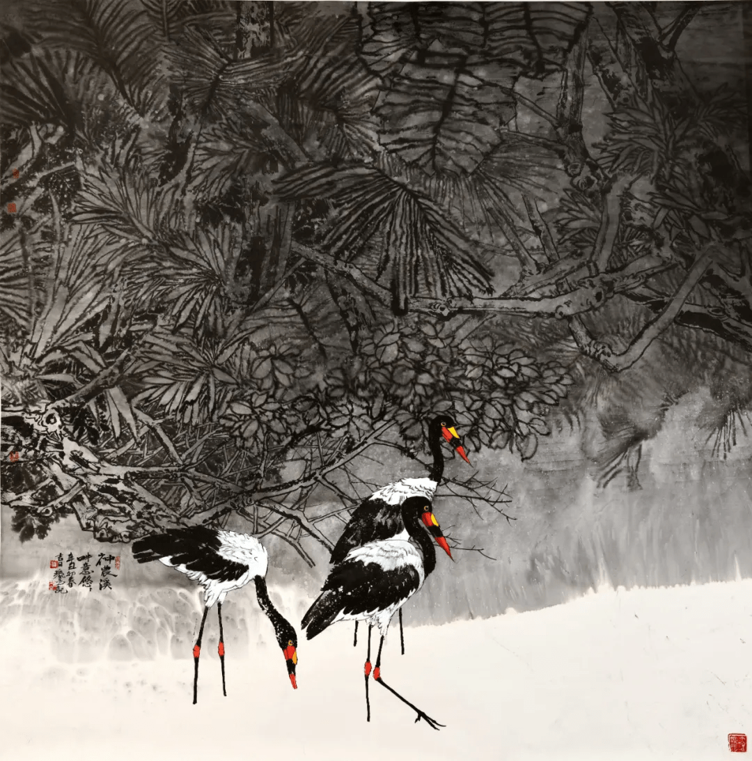 展讯砚田花开郑瑰玺大景写意花鸟画精品展暨学术研讨会