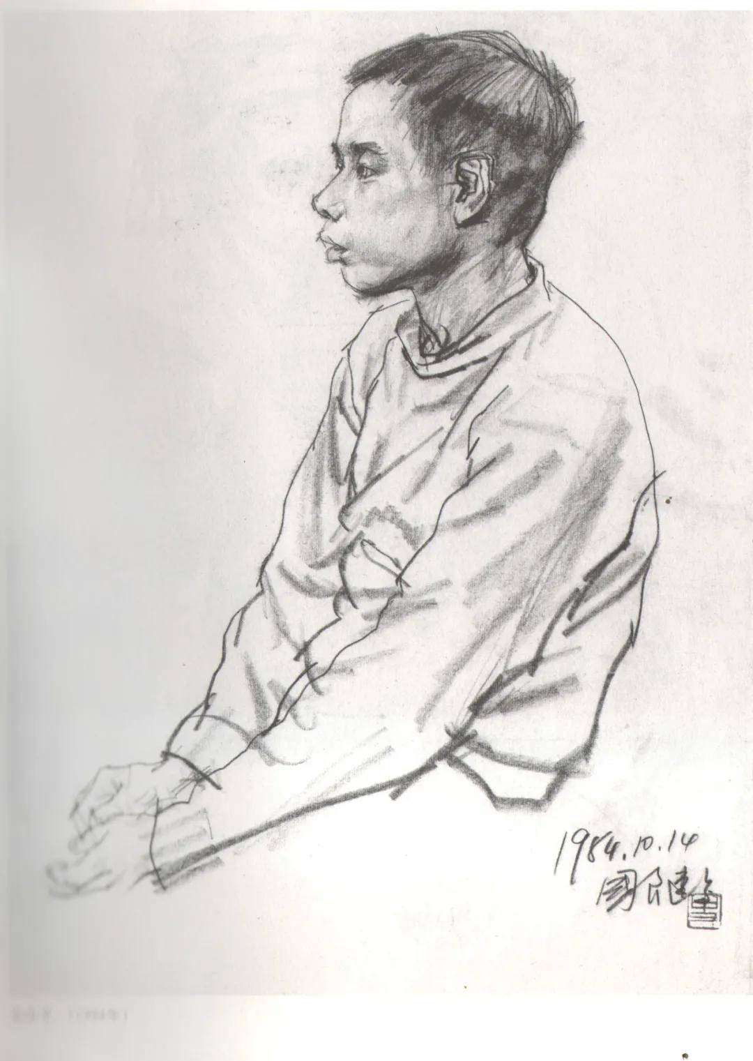 中国当代著名画家史国良速写100幅人物高清