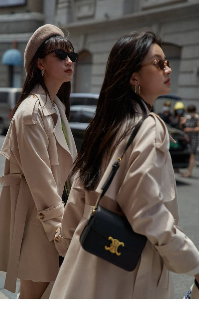 下半身|入秋最好的证明就是穿上风衣，时髦女孩必备