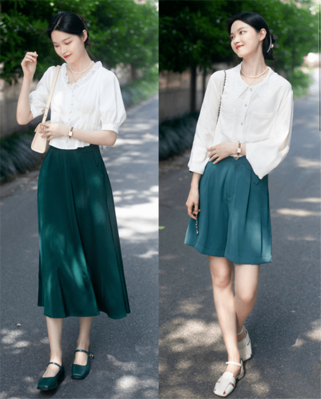 身材|夏天错过就遗憾的“高腰裙”这样穿，显瘦又增高，适合小个子借鉴
