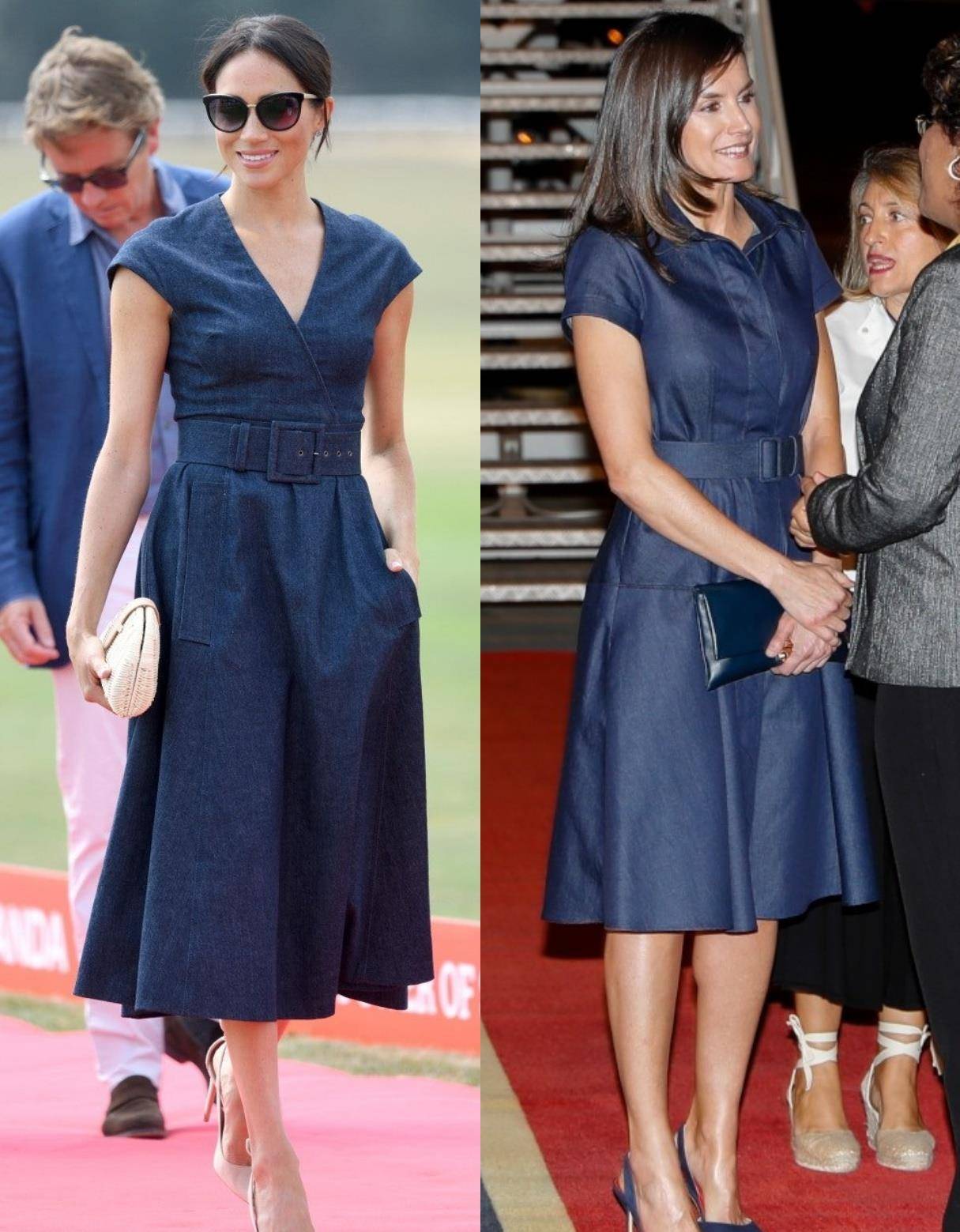 梅根人品不行但衣品出众,不信看看她和西班牙王后的撞衫