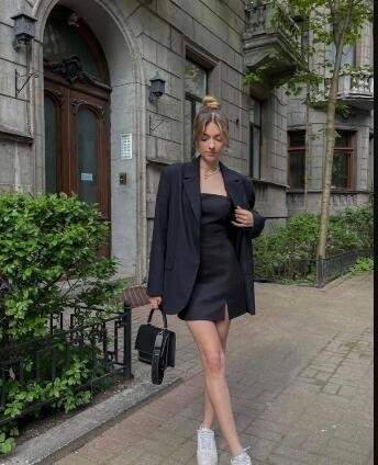 西装|时而甜酷时而清新优雅的ins博主 有颜有身材又超会穿