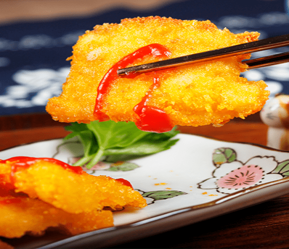 鲜美鮰鱼惹人爱油炸鱼排更讨喜