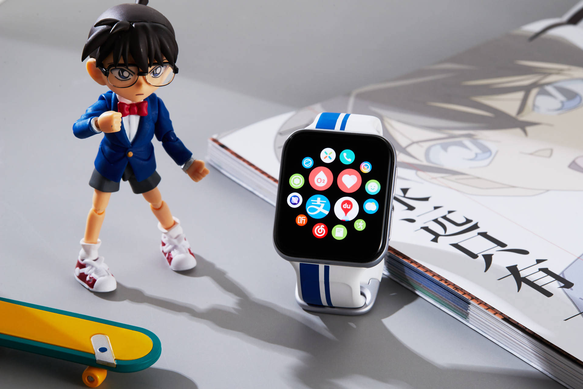 送给自己的成人礼开箱oppowatch2柯南限定版体内的dna动了