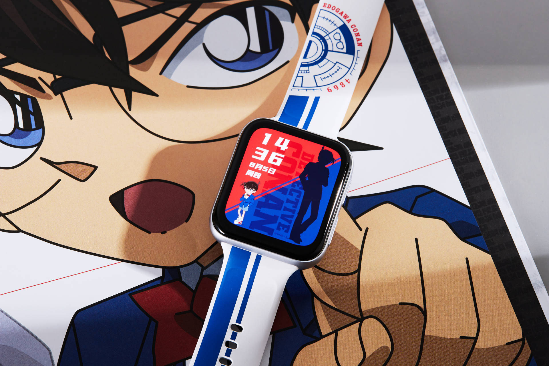 送给自己的成人礼开箱oppowatch2柯南限定版体内的dna动了