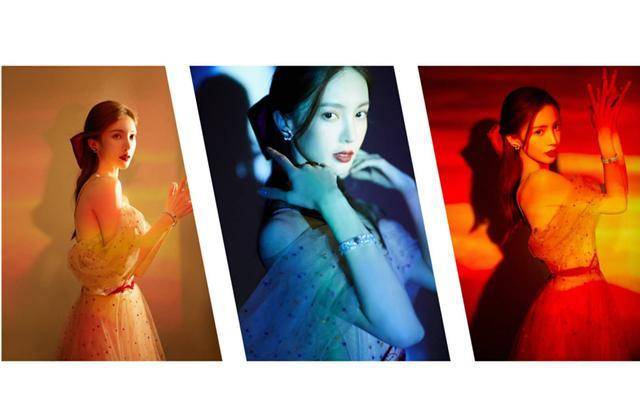 迪丽热巴|晚会上女星比美！郑爽穿“泡泡袖”像公主，迪丽热巴化起了大浓妆