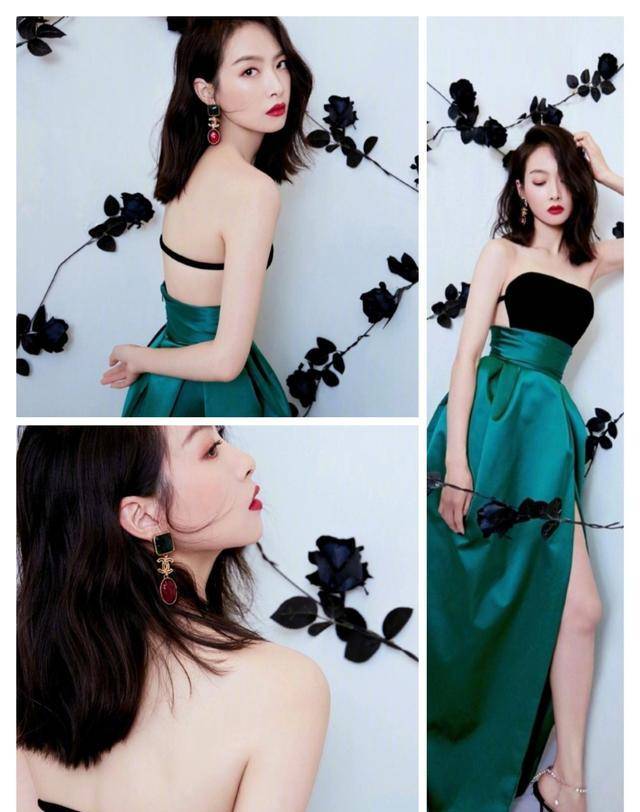 身材|时尚盛典红毯，女星红毯斗艳，倪妮不仅红配绿，还差点亲上刘诗诗