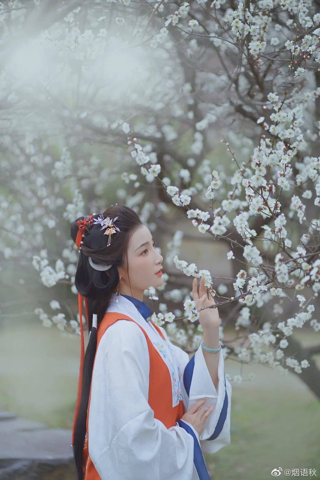 仙女|汉服小仙女：严寒独自开