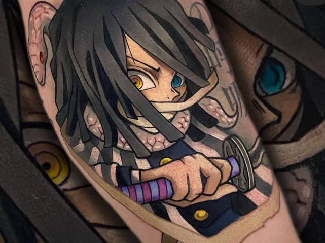 上海由龙纹身分享动漫纹身图案