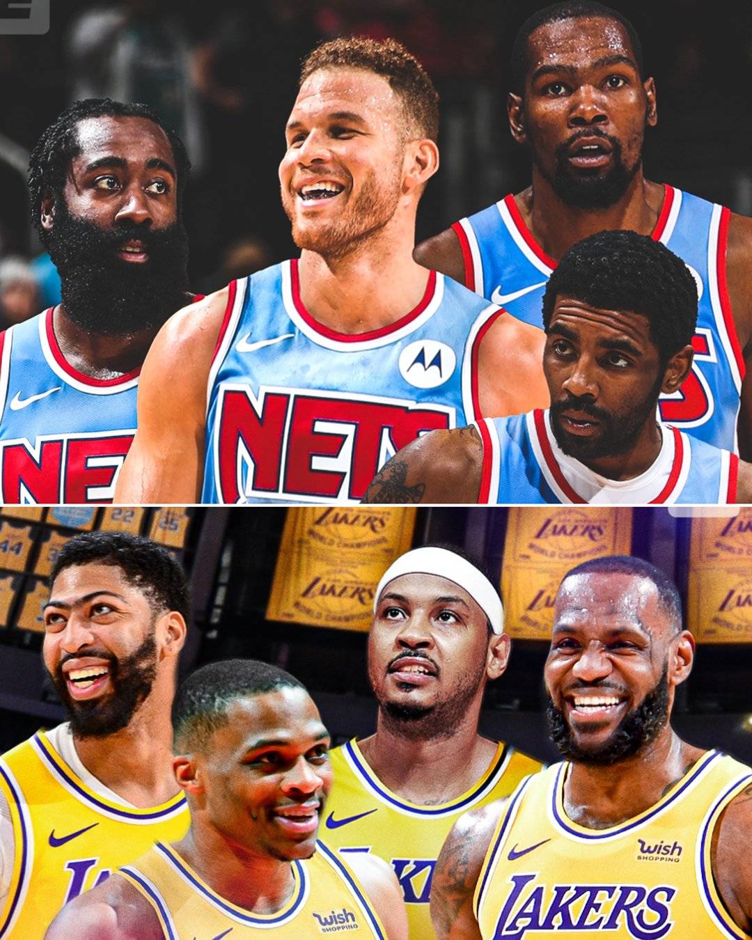 湖人|篮网大战湖人！NBA新赛季圣诞大战重头戏曝光：总决赛预演吗