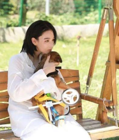 魅力|张馨予可真敢穿,白色连衣裙只靠几块布遮重点,想不吸睛都难