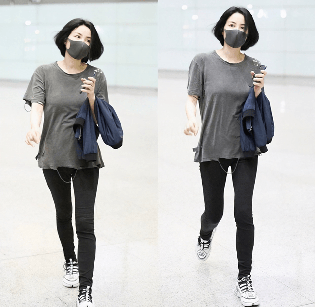 冬日|王菲复工后首个造型,换新发型变酷姐,瘦成麻杆却有一双小肉手