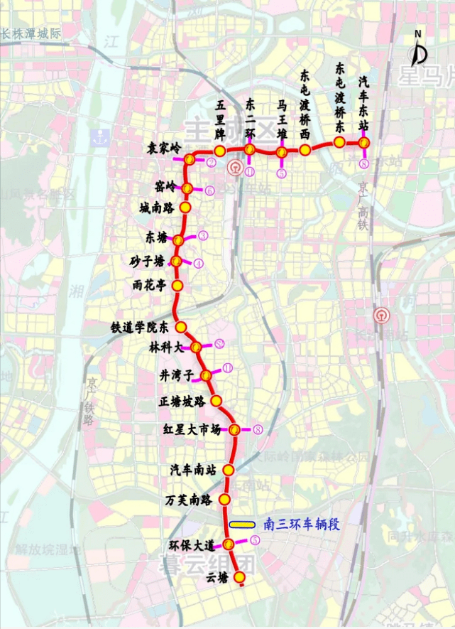 总投资165亿元!长沙地铁7号线正式获批!附详细站点