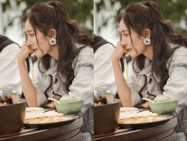 中性|“少女感”给杨幂太多自信，紧身牛仔裙都敢穿，但过膝长靴最抢镜