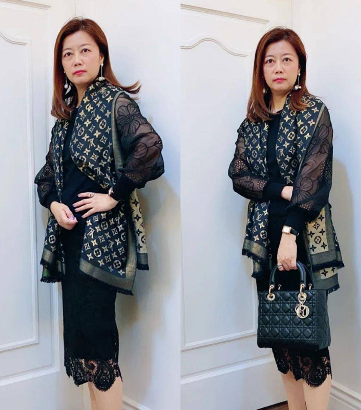 颜色|适合50岁微胖女人的高级裙装搭配,简约又优雅,轻松get好气质