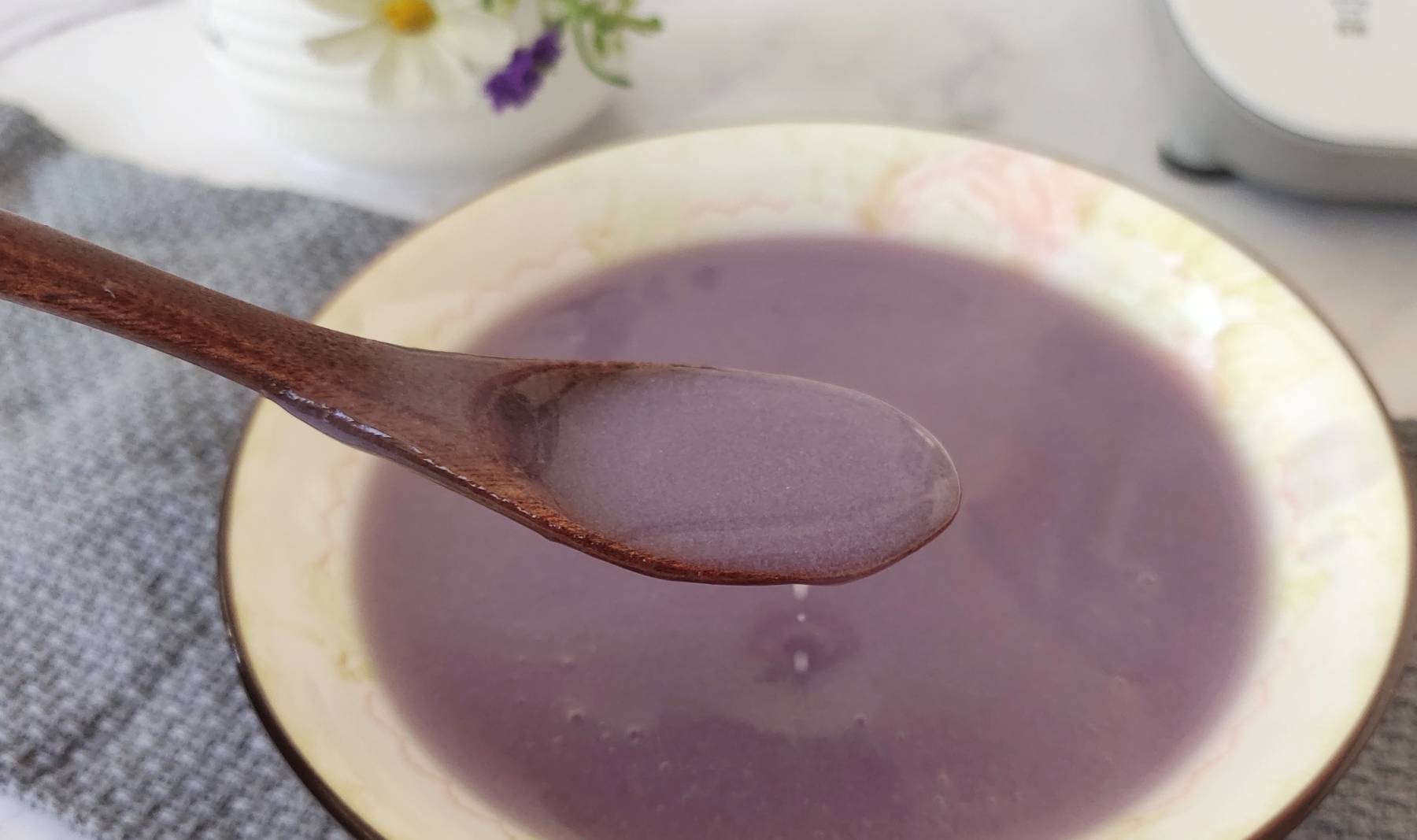 因为|秋天,聪明女人早餐都喝它,香甜细腻,富含花青素,胜过牛奶豆浆