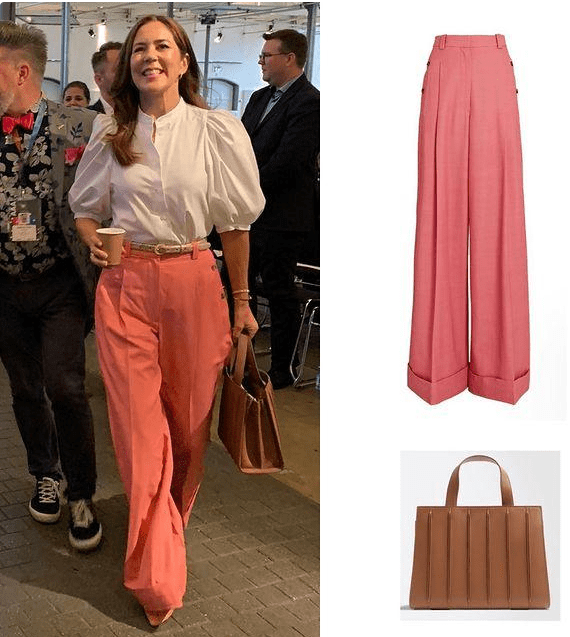 梅根|丹麦王储妃三天三套造型,红裙惊艳蓝裙高贵,曾撞衫梅根气场全开