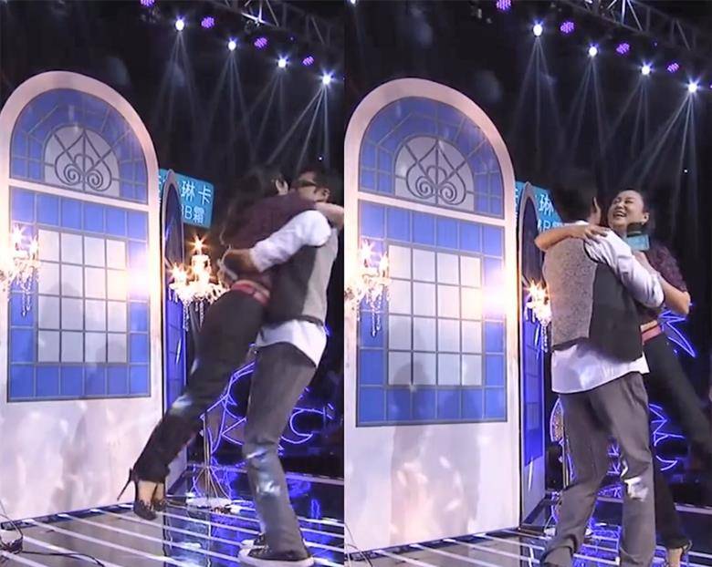 身材|陈红真放得开,穿秀腰针织衫跟咆哮帝玩转圈圈,不怕陈凯歌吃醋