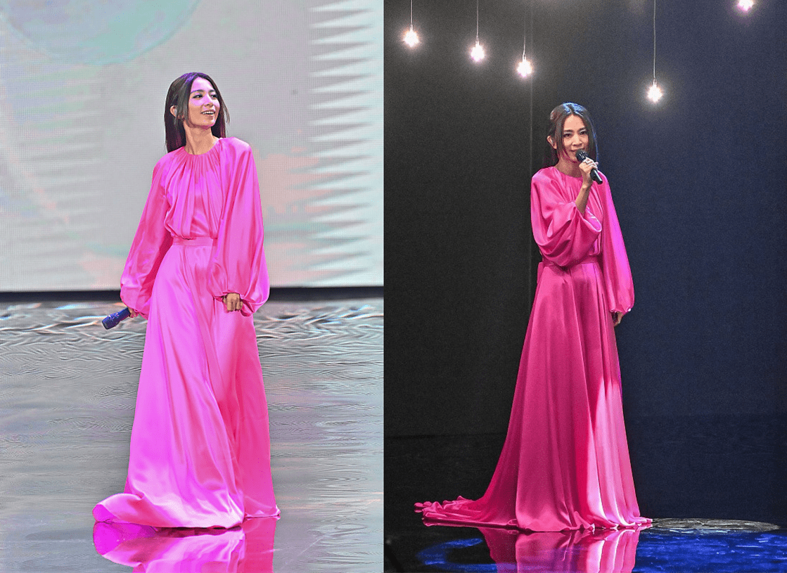 服装|金曲奖最佳女歌手田馥甄实至名归,穿绿裙美若天仙,看着真养眼