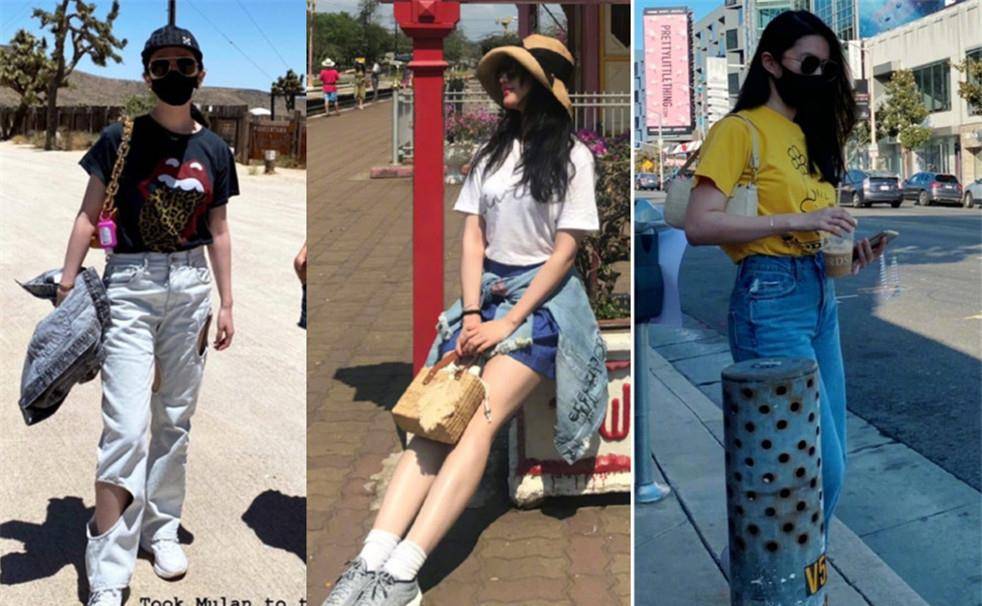 美得|33岁刘亦菲太惊艳，罕见时尚碎花裙营业，罕见大红唇美得让人心动