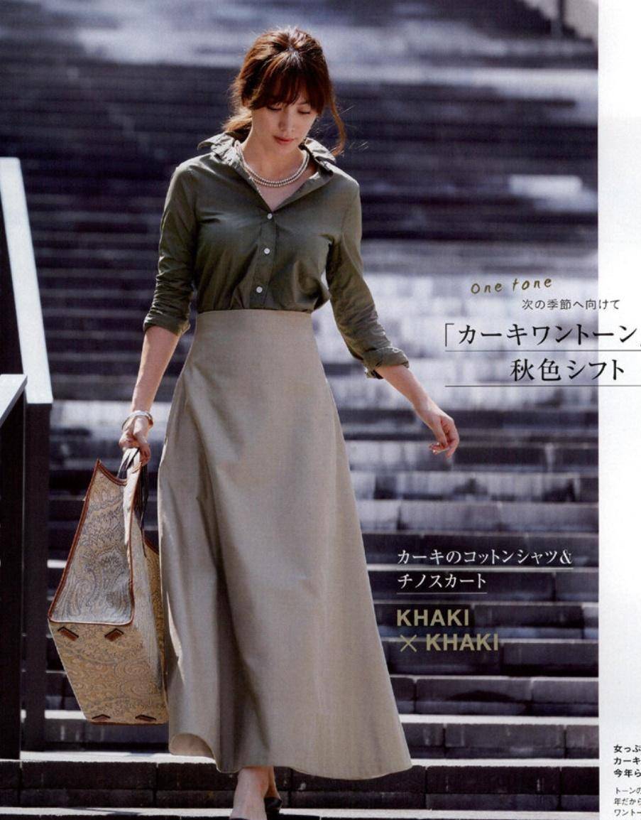 牛仔|适合中年女人的“初秋”色系搭配，温柔优雅又显白