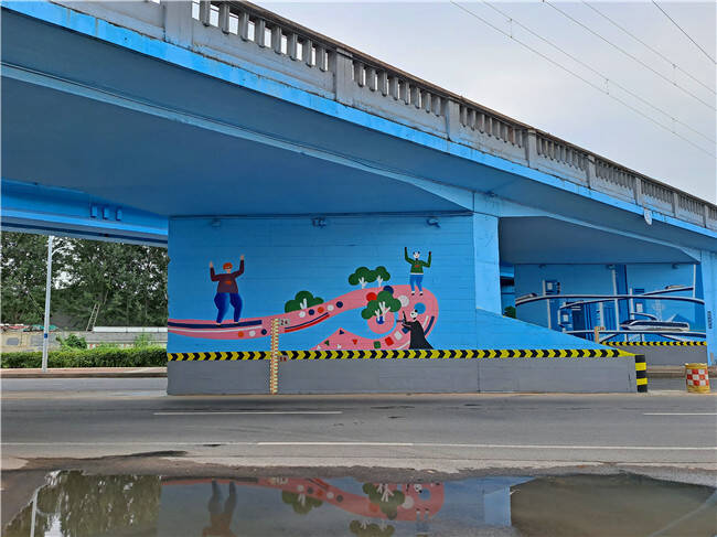 亮化,美化,文化 胶州12处桥梁涵洞变身城市亮点