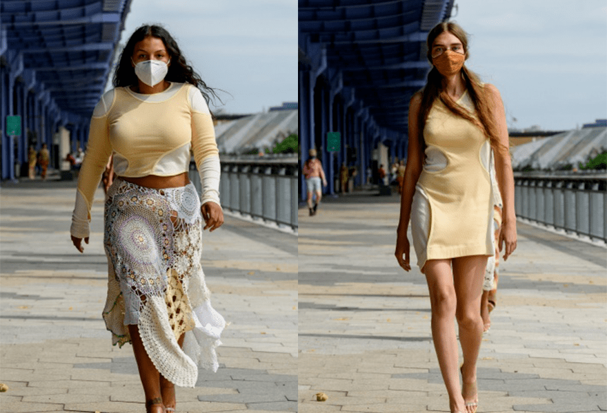 图案|Eckhaus Latta 2021春夏,尽管身材不完美,但是却不影响美得时尚
