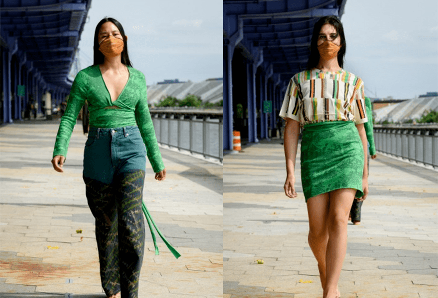 图案|Eckhaus Latta 2021春夏,尽管身材不完美,但是却不影响美得时尚