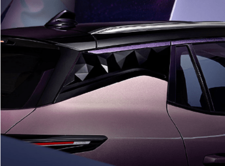 领克06野莓紫撞色轮圈