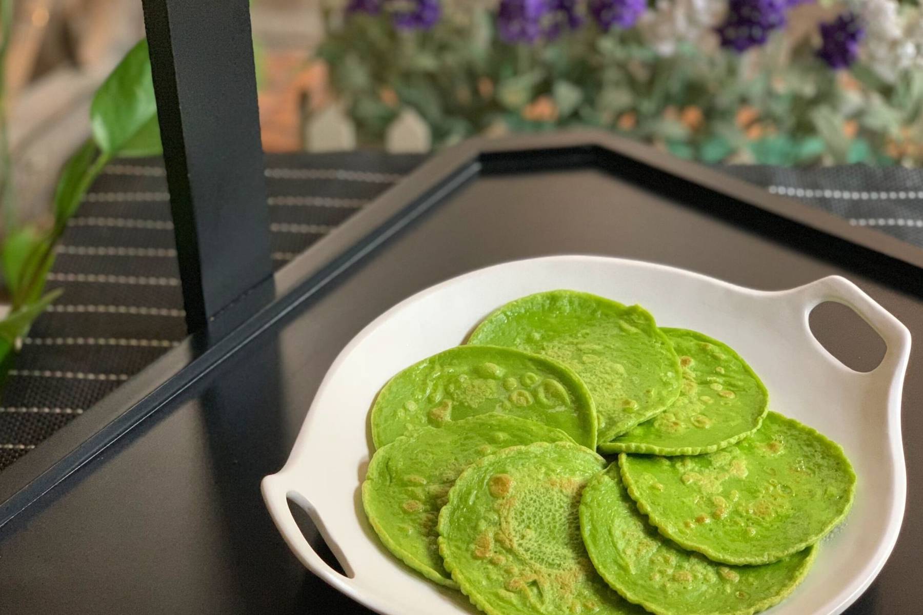 叶子|这菜叶子别扔,做成早餐饼软糯又营养,端上桌,儿子一口气吃掉仨