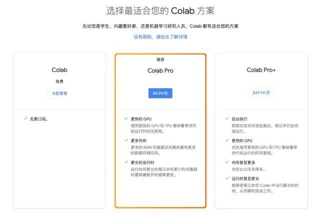 Colab|Colab Pro+每月50刀的会员值不值？有人做了个开箱测评