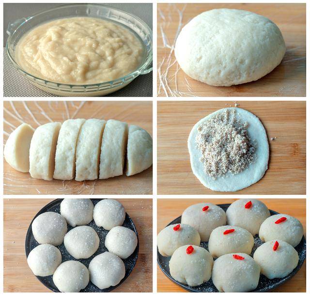 原创一包糯米粉3种软软糯糯的美味是主食也是点心老人小孩都爱