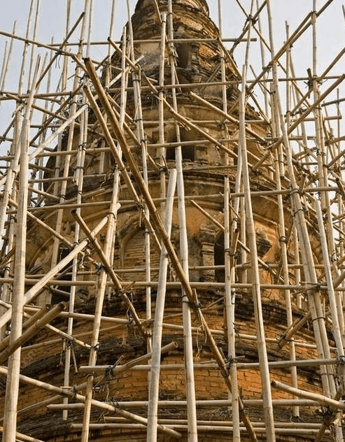 古时候山峰顶上的寺庙是怎么建的？几千米高，材料怎么运上去的？