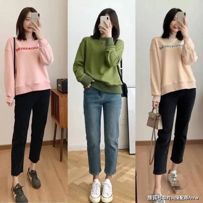 整体|秋天少穿黑白灰，这3个配色思路温柔度爆表，太适合轻熟女了