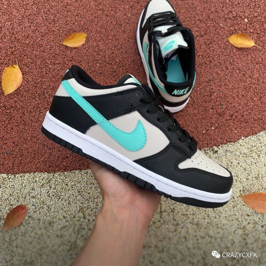 耐克nikesbdunklow黑蓝白蒂芙尼低帮板鞋