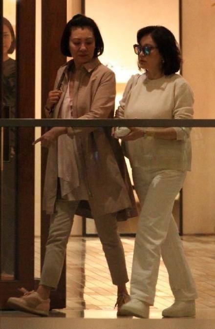 长裙|狄龙老婆和林青霞气质真挺像，同框似亲姐妹，穿着普通却贵气