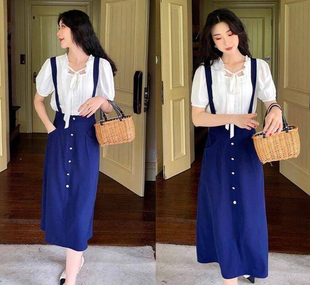 服装|在穿搭服装时，我们也可以去尝试一款拼接款式的裙子