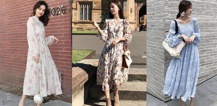 气息|连衣裙这样选，初秋吹来柔美风，塑造柔美的少女气质！