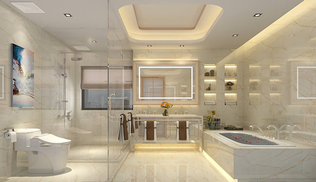 丰富生活品质人生——珠海中信红树湾别墅装修案例|760平方现代轻奢风格