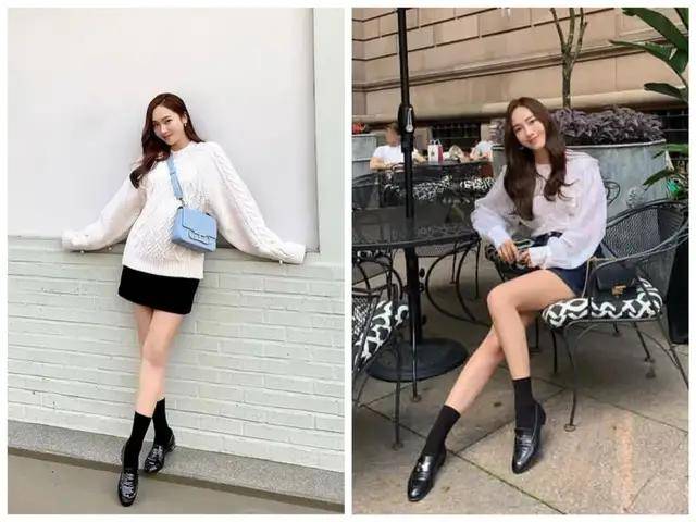 袜子|乐福鞋有新搭法啦！快来时髦告别老寒腿
