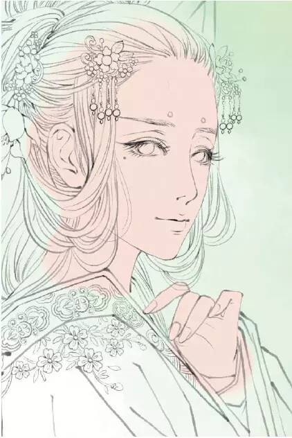 古风|古风手绘插画技法入门插画教程（二）